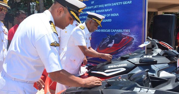 India hands over personal watercraft to Sri Lanka