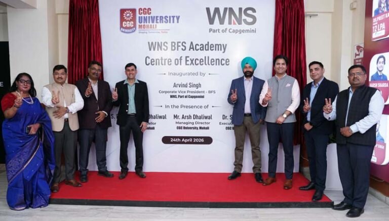 WNS launches BFS Centre of Excellence at CGC University