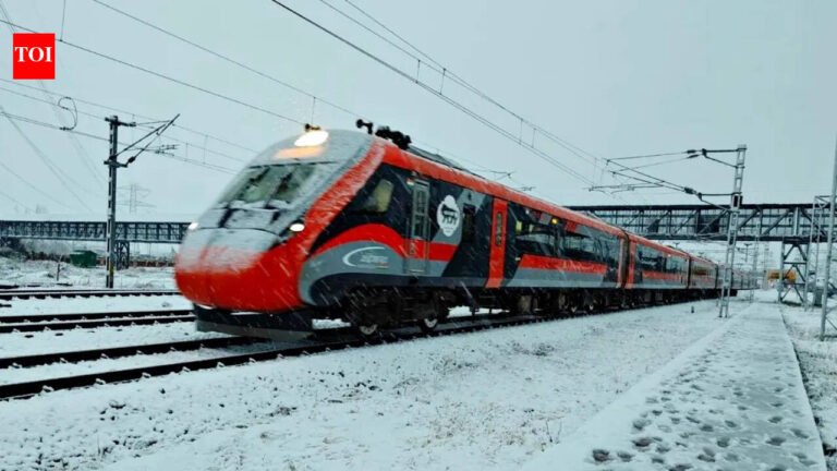 Vande Bharat Express: First direct train between Jammu & Kashmir flagged off; check train number, schedule, travel time, stoppages – The Times of India