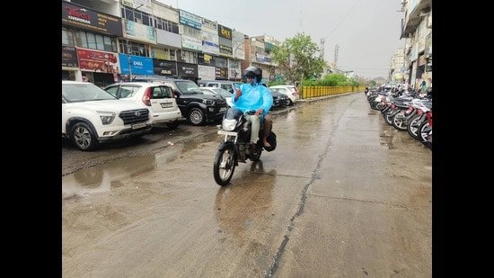 Rain, hail bring respite from heat in Haryana