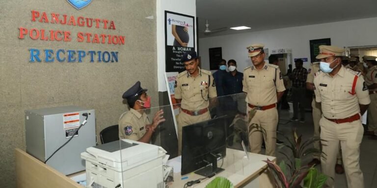 A comedian walks into a police station