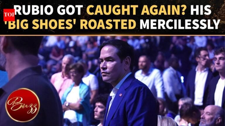 Marco Rubio CAN’T Escape The Shoe Jokes As UFC White House Appearance Goes Viral | WATCH