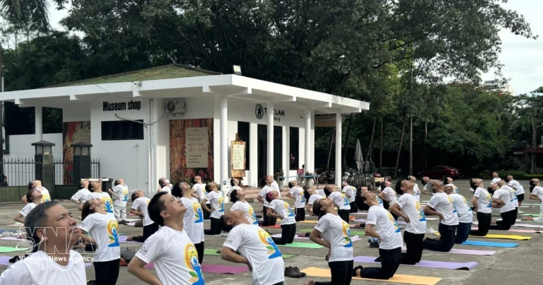 Mass yoga performance celebrates India – Vietnam cultural ties